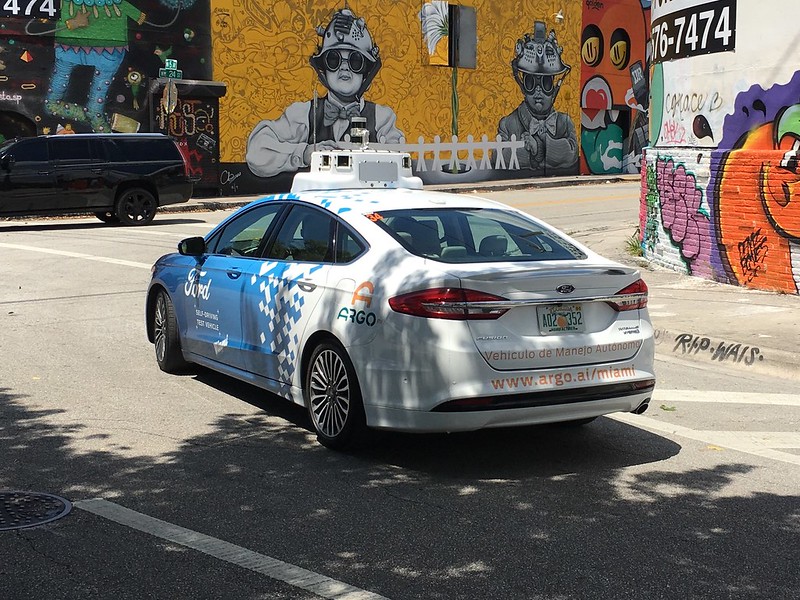 Ford Argo AI Self Driving Car Wynwood Miami, Phillip Pessar/Flickr