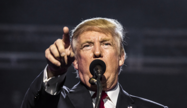 OCTOBER 15, 2016, EDISON, NJ - Donald Trump speaks at Edison New Jersey Hindu Indian-American rally for "Humanity United Against Terror." Credit: Shutterstock.