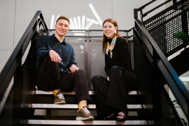 Andriy Kusyy & Ksenia Iliuk, co-founders, LetsData. Credit: LetsData