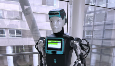 RoBee M, Oversonic’s healthcare-focused humanoid robot. Credit: Oversonic