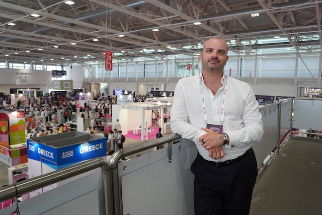 Rubedo's COO, Marco Dotto at We Make Future (WMF). Credit: Lucia Bellinello, The Vertical
